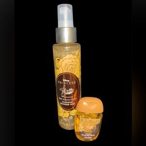 Disney Princess Belle Diamond Shimmer Mist & Belle Hand Sanitizer by Bath & Body